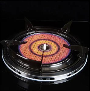 Cocina de gas de vidrio de lujo de infrarrojos de gas incorporada